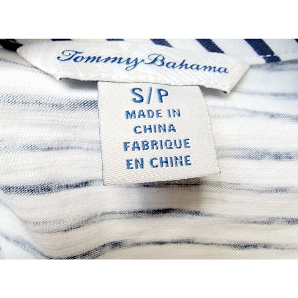 Tommy Bahama SP Floral Tropical Hawaii Midi Dress‎ Multicolor Cotton Blnd SS - Picture 5 of 6